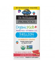 Dr. Formulated organická probiotika - pro děti - 5 miliard CFU s příchutí organický vodní meloun 30 tablet